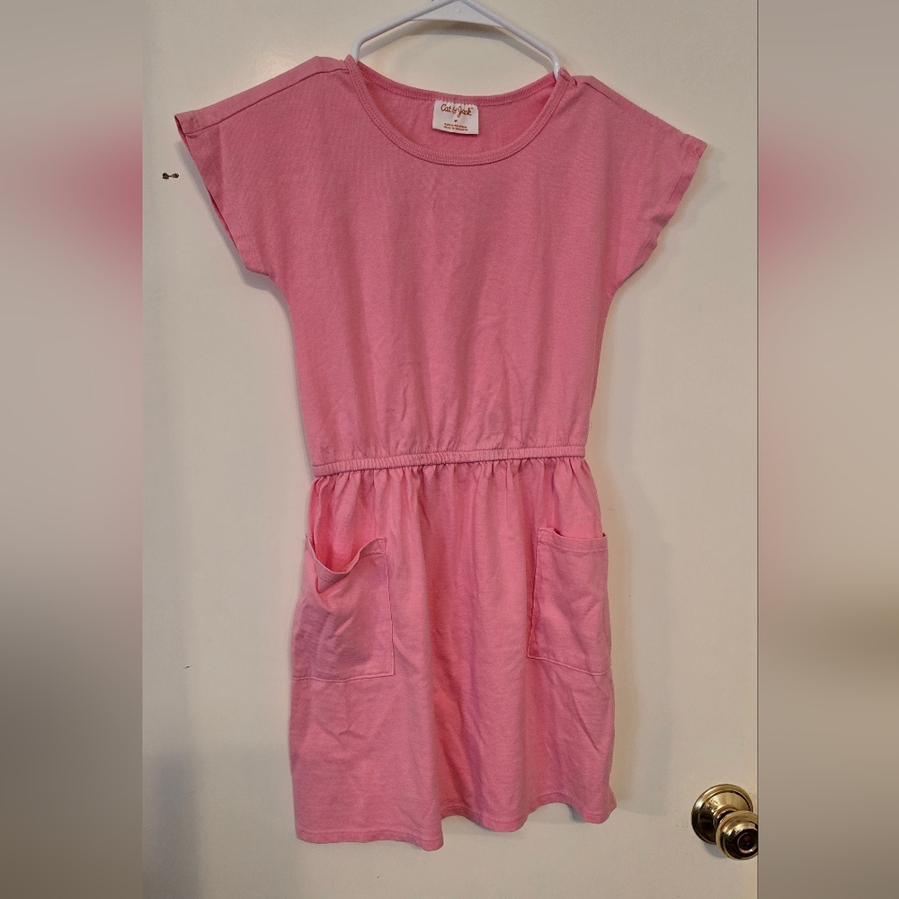 #383 Cat and jack Girls pink dress